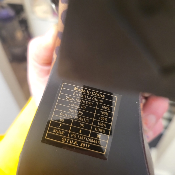 ❤️ T.U.K - ANIMAL PRINT Y2K GRUNGE  PLATFORM SHOES SIZE - 7 - Picture 10 of 11